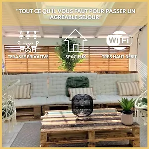 Le Paisiblement Votre 3 Ch, Terrasse, Clim, Park Appartement